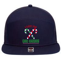 Inappropriate Candy Cane Adult Humor Naughty Wo Christmas 7 Panel Mesh Trucker Snapback Hat