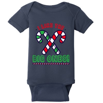 Inappropriate Candy Cane Adult Humor Naughty Wo Christmas Baby Bodysuit