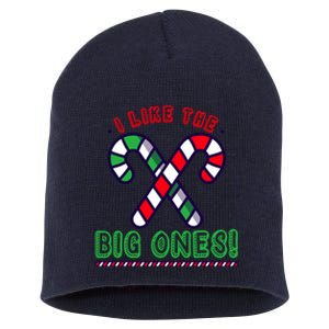 Inappropriate Candy Cane Adult Humor Naughty Wo Christmas Short Acrylic Beanie