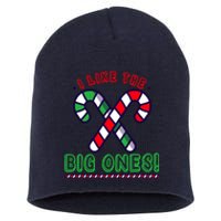 Inappropriate Candy Cane Adult Humor Naughty Wo Christmas Short Acrylic Beanie