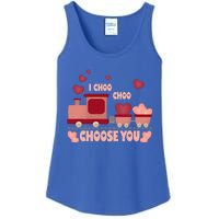 I Choo Choo Choose You Train Valentines Day Gift Ladies Essential Tank