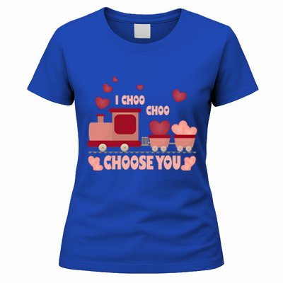 I Choo Choo Choose You Train Valentines Day Gift Women's T-Shirt