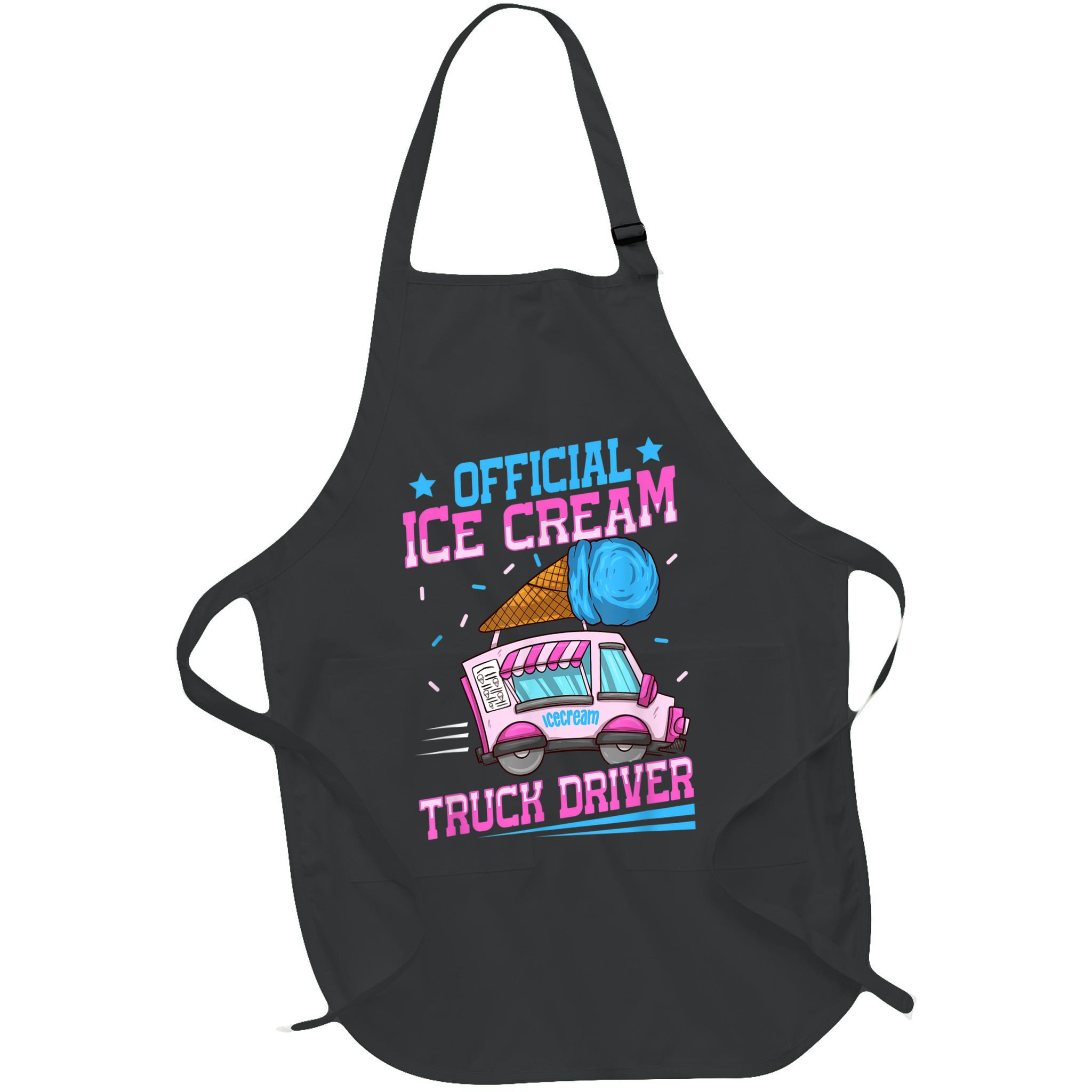 Ice Cream Cone Design For An Ice Cream Truck Driver Apron