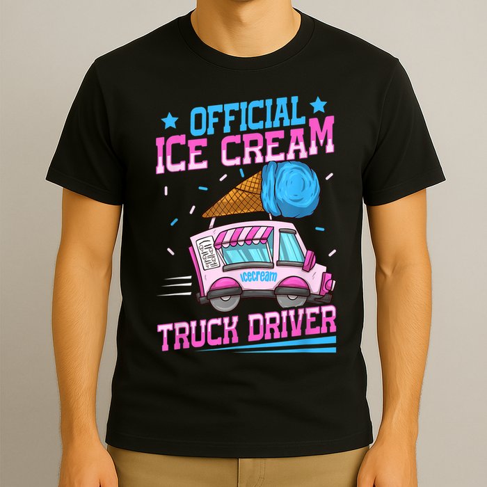 Ice Cream Cone Design For An Ice Cream Truck Driver T-Shirt