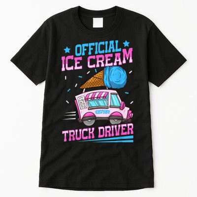 Ice Cream Cone Design For An Ice Cream Truck Driver Tall T-Shirt
