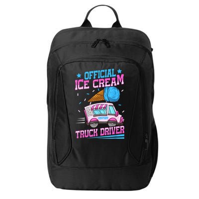 Ice Cream Cone Design For An Ice Cream Truck Driver City Backpack