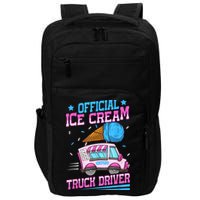 Ice Cream Cone Design For An Ice Cream Truck Driver Impact Tech Backpack