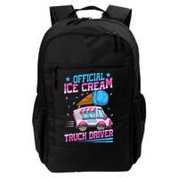 Ice Cream Cone Design For An Ice Cream Truck Driver Backpack