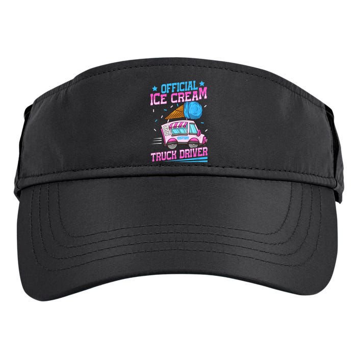 Ice Cream Cone Design For An Ice Cream Truck Driver Adult Drive Performance Visor