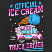 Ice Cream Cone Design For An Ice Cream Truck Driver Adult Drive Performance Visor