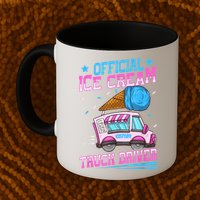 Ice Cream Cone Design For An Ice Cream Truck Driver Mug