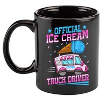 Ice Cream Cone Design For An Ice Cream Truck Driver 11oz C Handle Ceramic Mug
