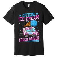 Ice Cream Cone Design For An Ice Cream Truck Driver Premium T-Shirt