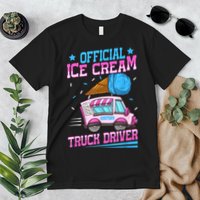 Ice Cream Cone Design For An Ice Cream Truck Driver Premium T-Shirt