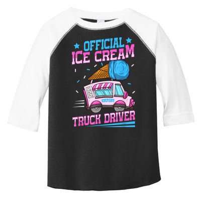Ice Cream Cone Design For An Ice Cream Truck Driver Toddler Fine Jersey T-Shirt