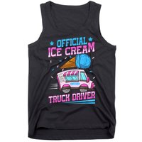 Ice Cream Cone Design For An Ice Cream Truck Driver Tank Top