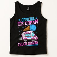 Ice Cream Cone Design For An Ice Cream Truck Driver Tank Top