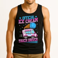 Ice Cream Cone Design For An Ice Cream Truck Driver Tank Top