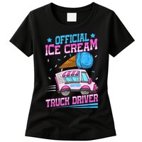 Ice Cream Cone Design For An Ice Cream Truck Driver Womens T-Shirt