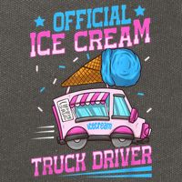 Ice Cream Cone Design For An Ice Cream Truck Driver Cotton Canvas Backpack
