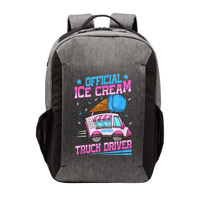 Ice Cream Cone Design For An Ice Cream Truck Driver Vector Backpack