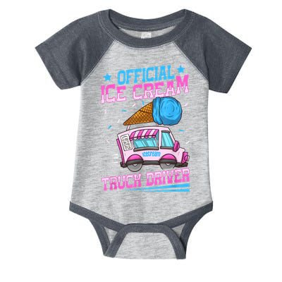Ice Cream Cone Design For An Ice Cream Truck Driver Infant Baby Jersey Bodysuit