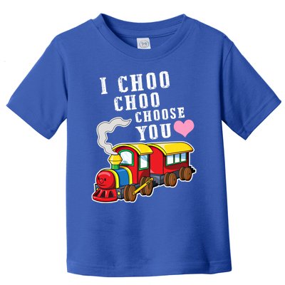 I Choo Choo Choose You Valentines Day Cute Train Gift Toddler T-Shirt