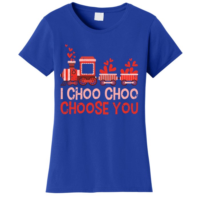 I Choo Choo Choose You Valentines Day Train Gift Women's T-Shirt