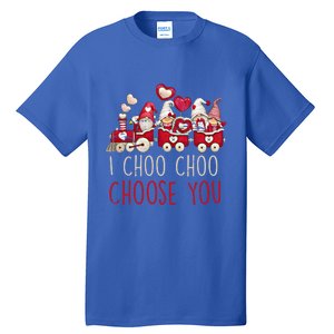 I Choo Choo Choose You Valentines Day Train Gnomes Gift Tall T-Shirt