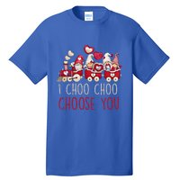 I Choo Choo Choose You Valentines Day Train Gnomes Gift Tall T-Shirt