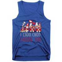 I Choo Choo Choose You Valentines Day Train Gnomes Gift Tank Top