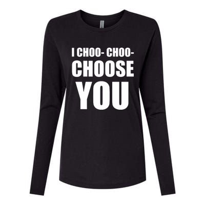 I Choo Choo Choose You Valentines Day Womens Cotton Relaxed Long Sleeve T-Shirt