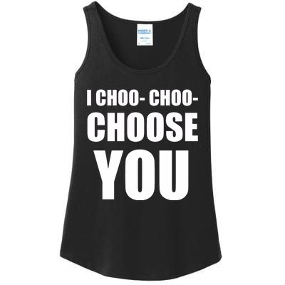 I Choo Choo Choose You Valentines Day Ladies Essential Tank