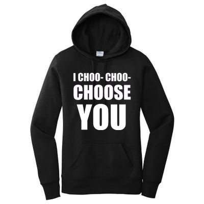 I Choo Choo Choose You Valentines Day Women's Pullover Hoodie