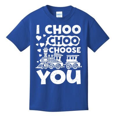 I Choo Choo Choose You Valentines Day Train Locomotive Cute Gift Kids T-Shirt