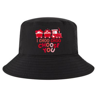 I Choo Choo Choose You Valentines Day Train Meaningful Gift Cool Comfort Performance Bucket Hat