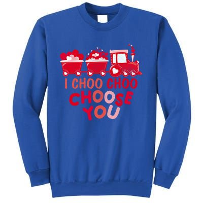 I Choo Choo Choose You Valentines Day Train Meaningful Gift Sweatshirt