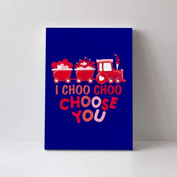 I Choo Choo Choose You Valentines Day Train Meaningful Gift Canvas