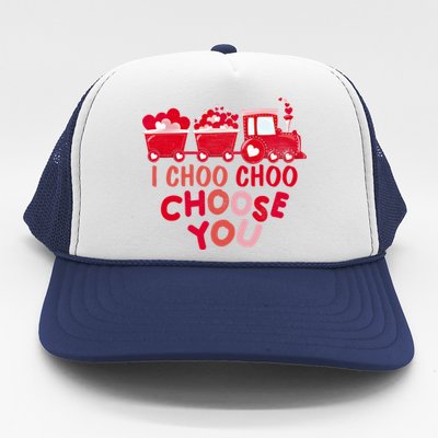 I Choo Choo Choose You Valentines Day Train Meaningful Gift Trucker Hat