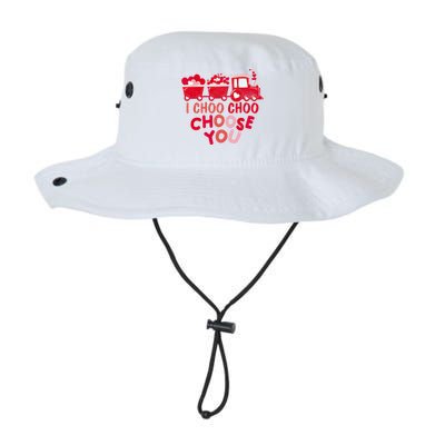 I Choo Choo Choose You Valentines Day Train Meaningful Gift Legacy Cool Fit Booney Bucket Hat