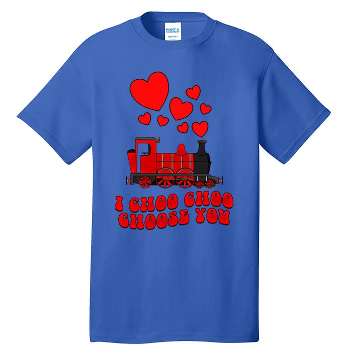 I Choo Choo Choose You Valentines Day Train Gift Tall T-Shirt