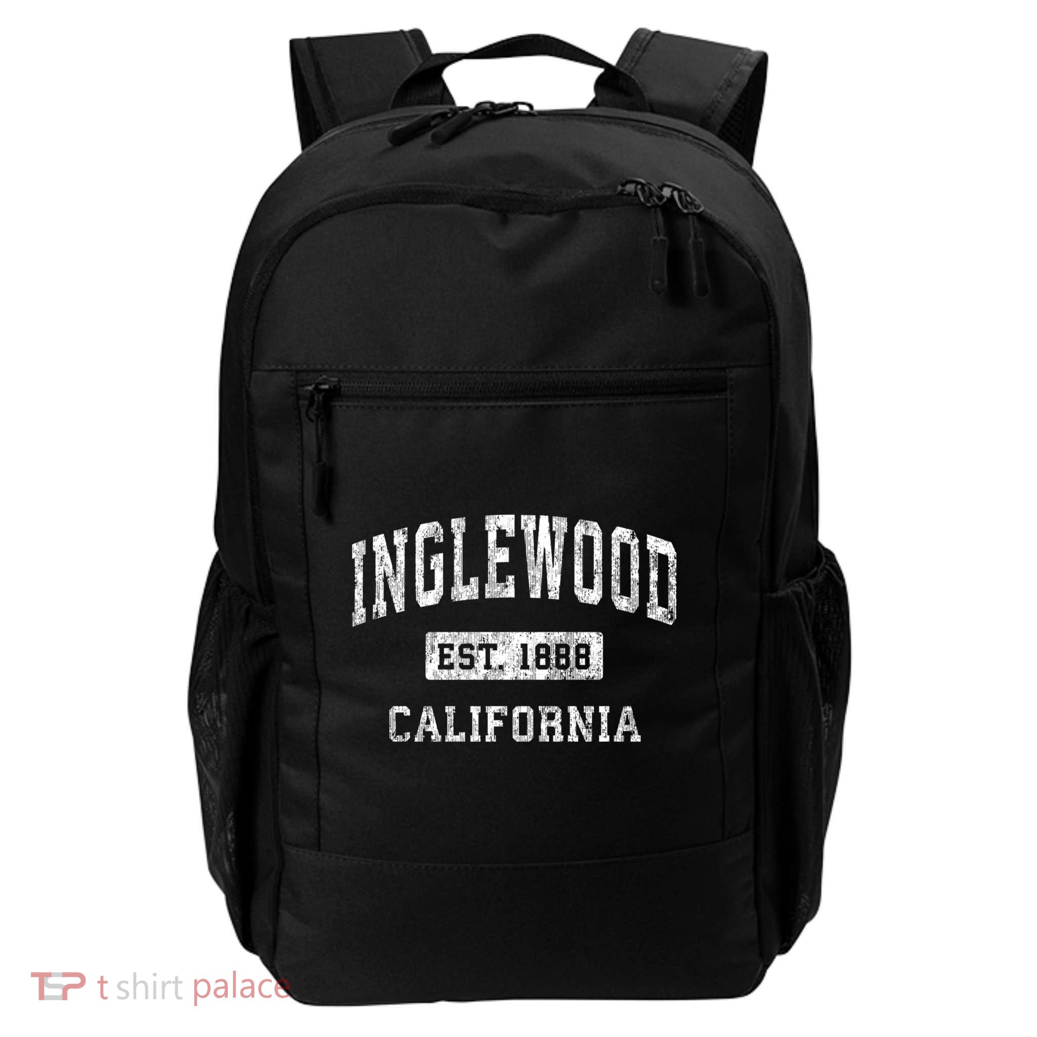 Inglewood California Ca Vintage Established Sports Design Backpack