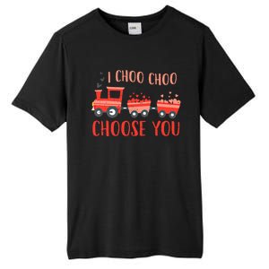 I Choo Choo Choose You Valentines Day Train Cute Gift Tall Fusion ChromaSoft Performance T-Shirt