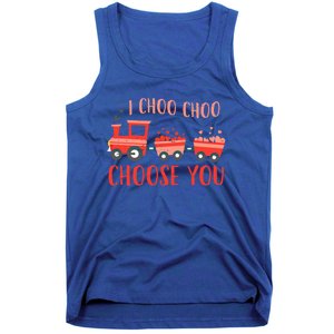 I Choo Choo Choose You Valentines Day Train Cute Gift Tank Top