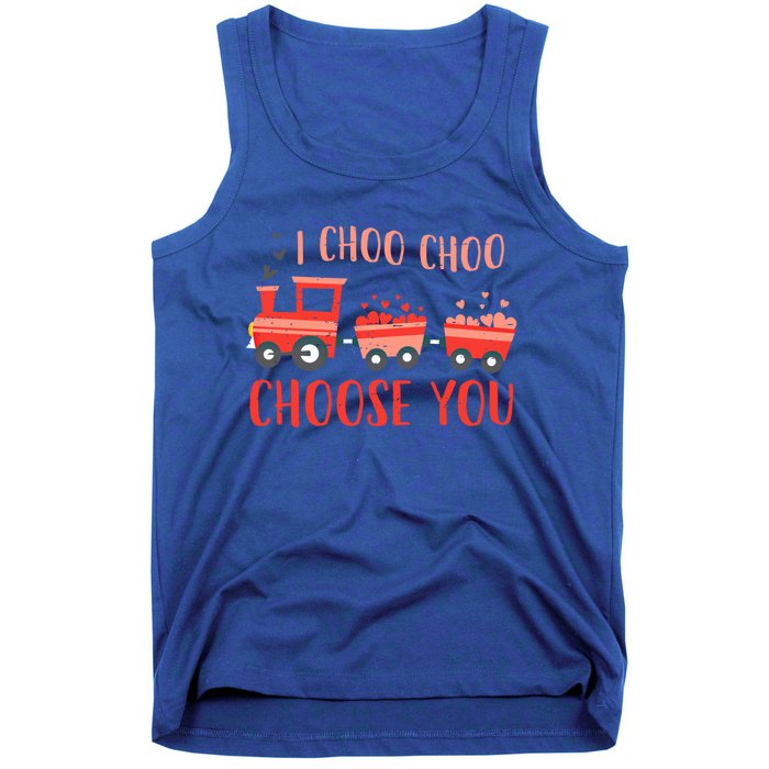 I Choo Choo Choose You Valentines Day Train Cute Gift Tank Top