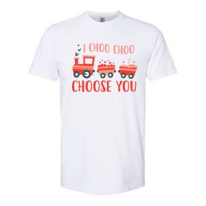 I Choo Choo Choose You Valentines Day Train Cute Gift Softstyle CVC T-Shirt