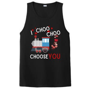 I Choo Choo Choose You Valentines Day Train Gift PosiCharge Competitor Tank