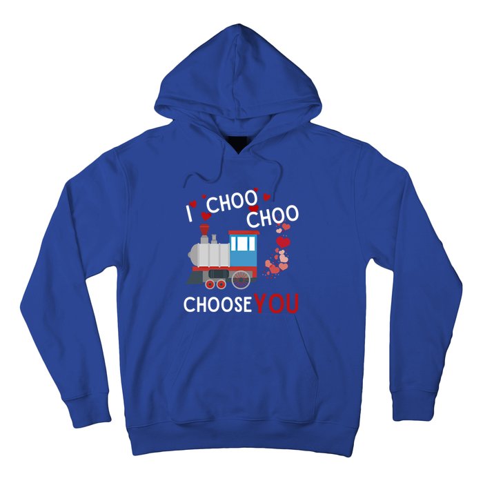 I Choo Choo Choose You Valentines Day Train Gift Hoodie