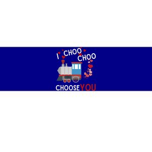 I Choo Choo Choose You Valentines Day Train Gift Bumper Sticker