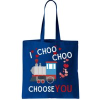 I Choo Choo Choose You Valentines Day Train Gift Tote Bag